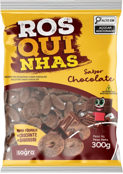Embalagem de Rosquinhas Chocolate
