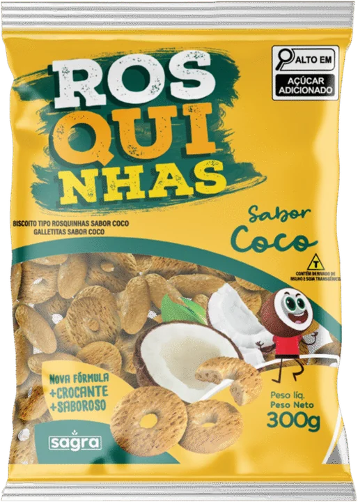 Embalagem de Rosquinhas Coco