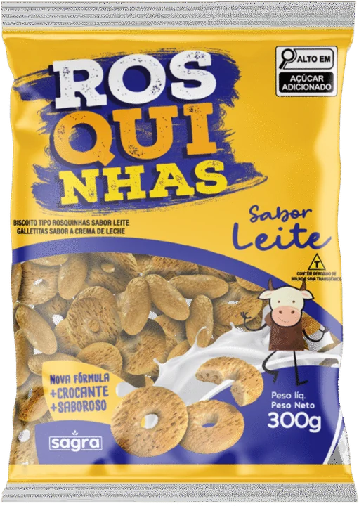 Embalagem de Rosquinhas Leite