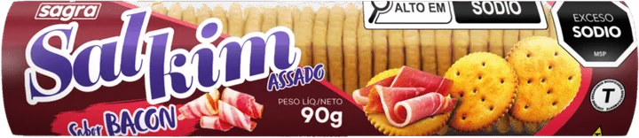Embalagem de Biscoito Salkim sabor Bacon