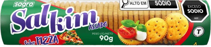 Embalagem de Biscoito Salkim sabor Pizza